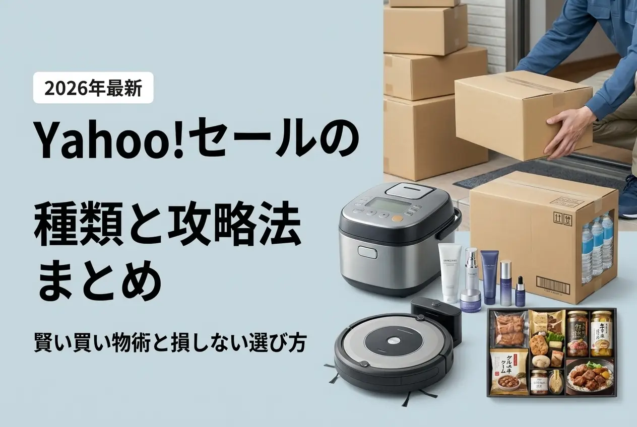 【2026年最新】Yahoo!セールの種類と攻略法まとめ