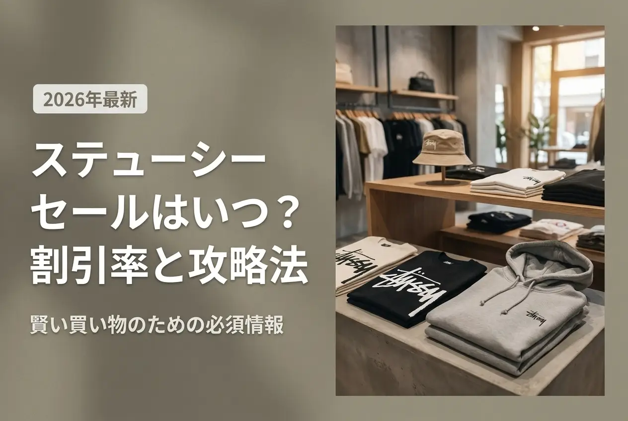 【2026年最新】ステューシー セールはいつ？割引率と攻略法