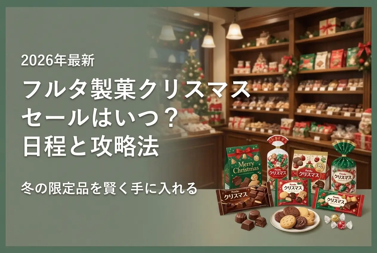 【2026年最新】フルタ製菓クリスマスセールはいつ？日程と攻略法