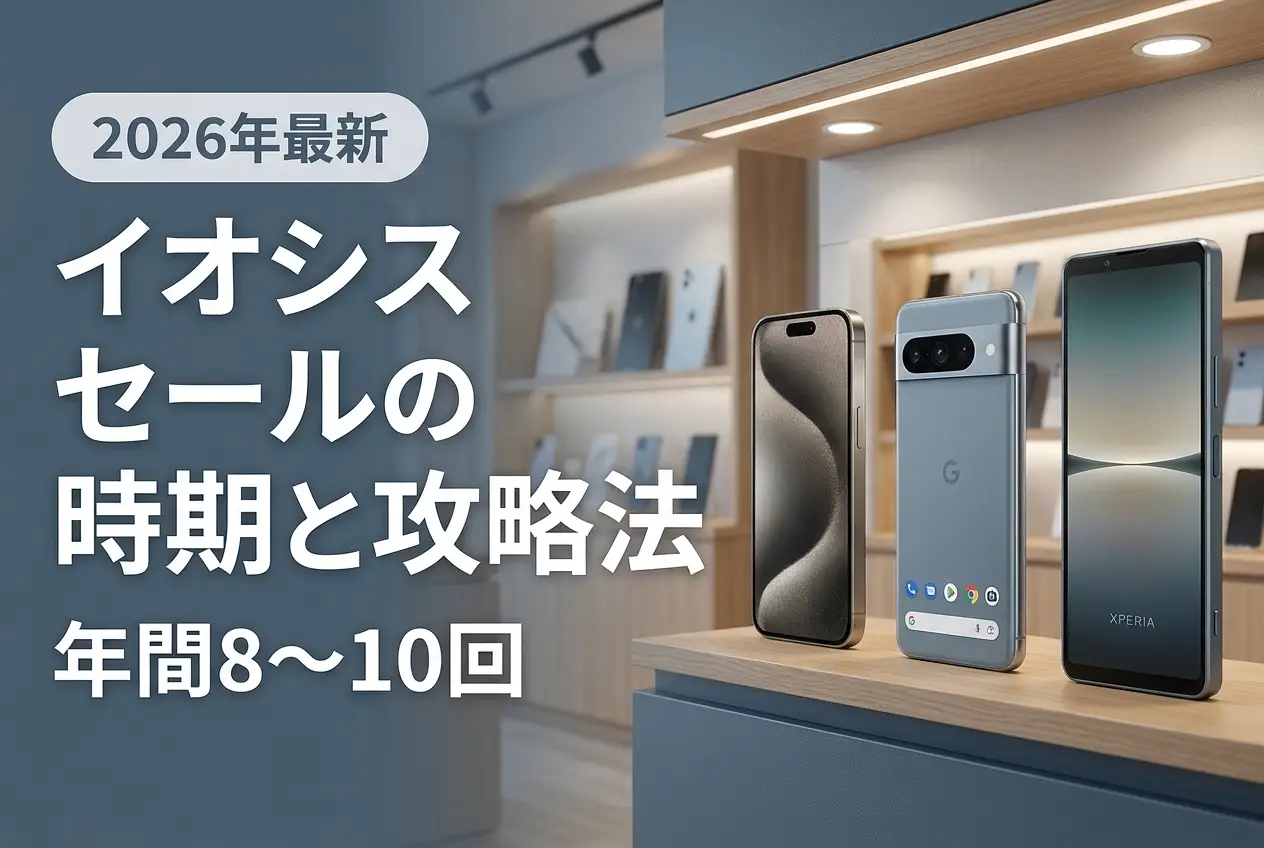 【2026年最新】イオシス セールの時期と攻略法｜年間8〜10回