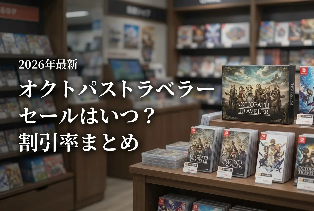 【2026年最新】オクトパストラベラーセールはいつ？割引率まとめ