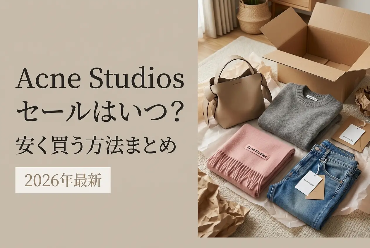 【2026年最新】Acne Studios セールはいつ？安く買う方法まとめ