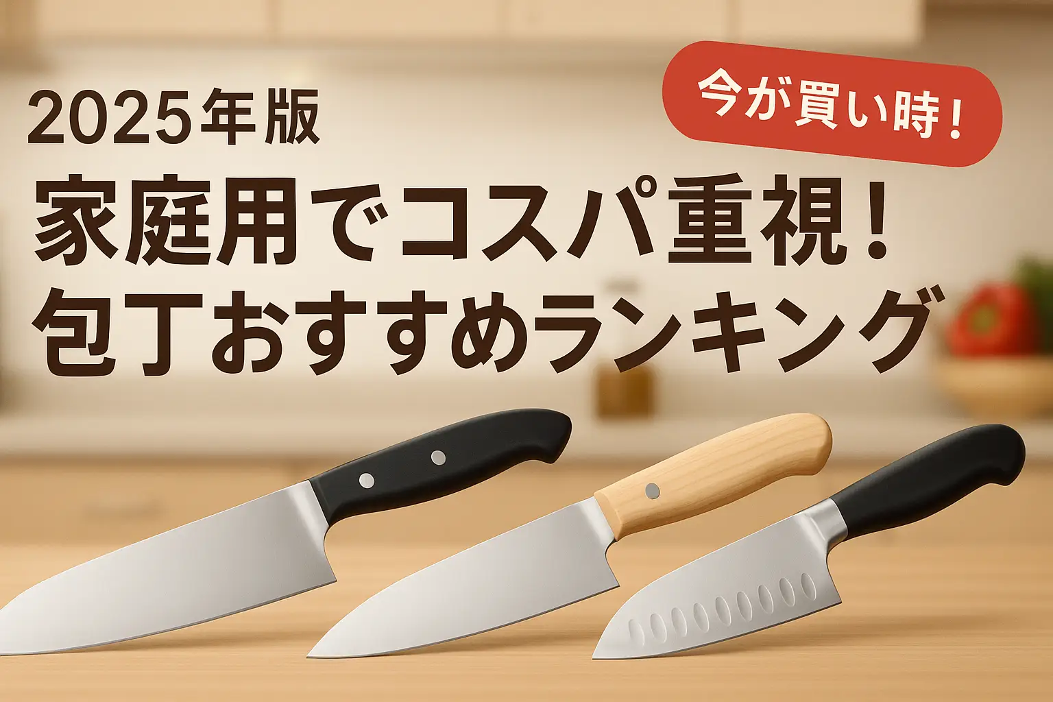 【2025年版】家庭用でコスパ重視！包丁おすすめランキング