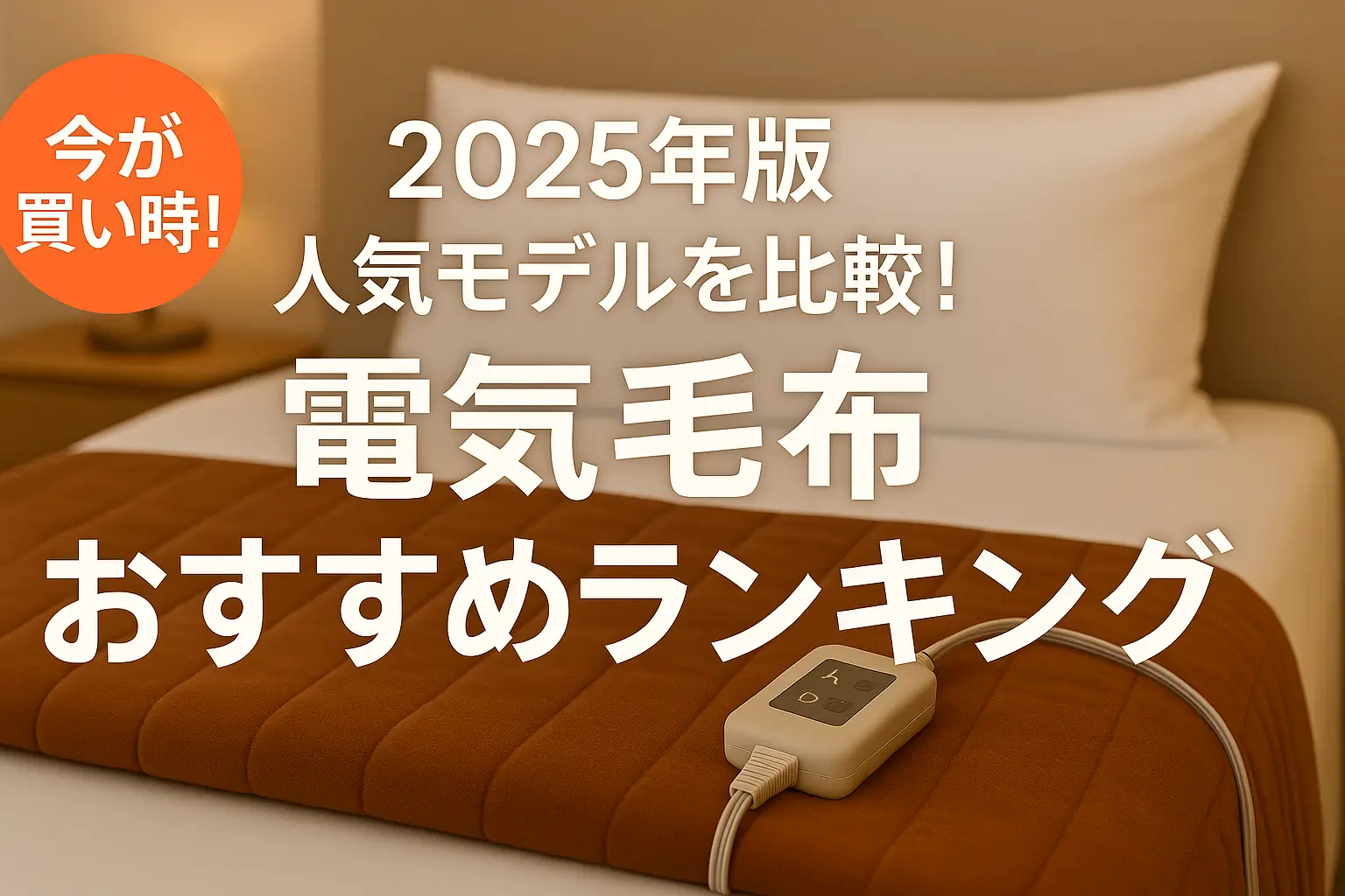 関連記事：【2025年版】人気モデルを比較！電気毛布おすすめランキングの記事画像