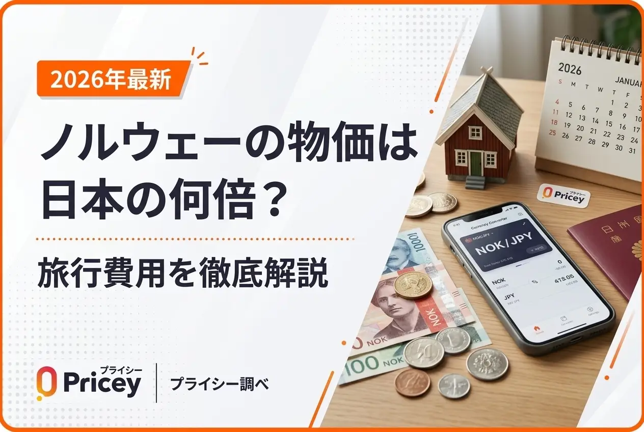 【2026年最新】ノルウェーの物価は日本の何倍？旅行費用を解説
