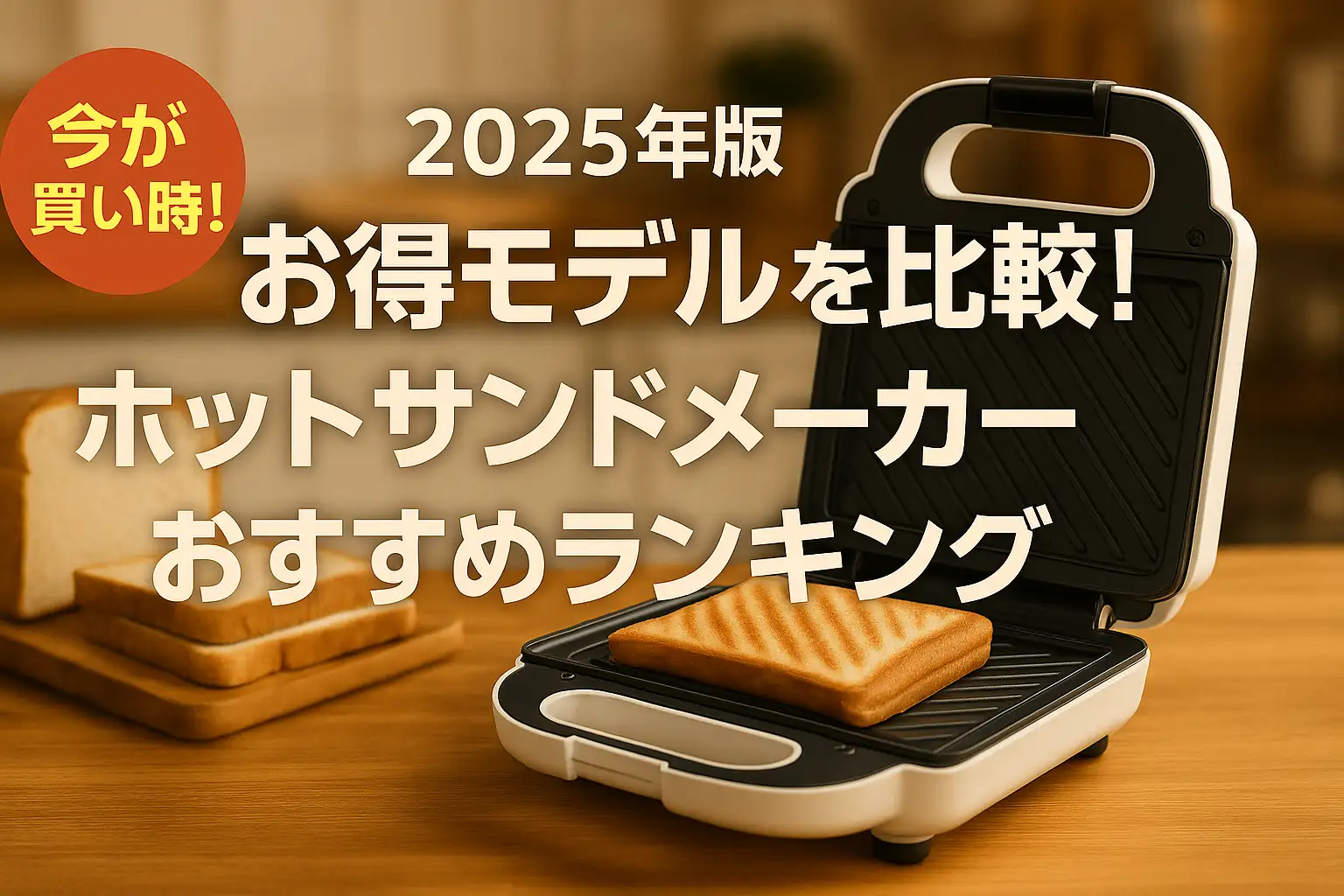 【2025年版】お得モデルを比較！ホットサンドメーカーおすすめランキング