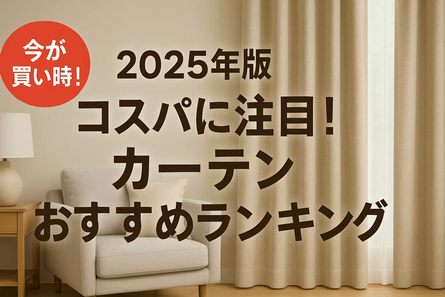 【2025年版】コスパに注目！カーテンおすすめランキング