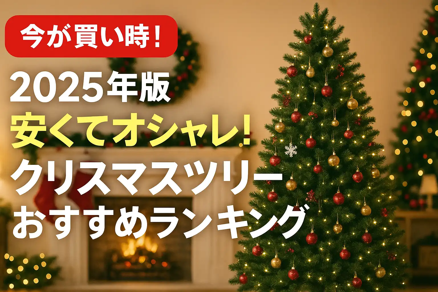関連記事：【2025年版】安くてオシャレ！クリスマスツリーおすすめランキングの記事画像
