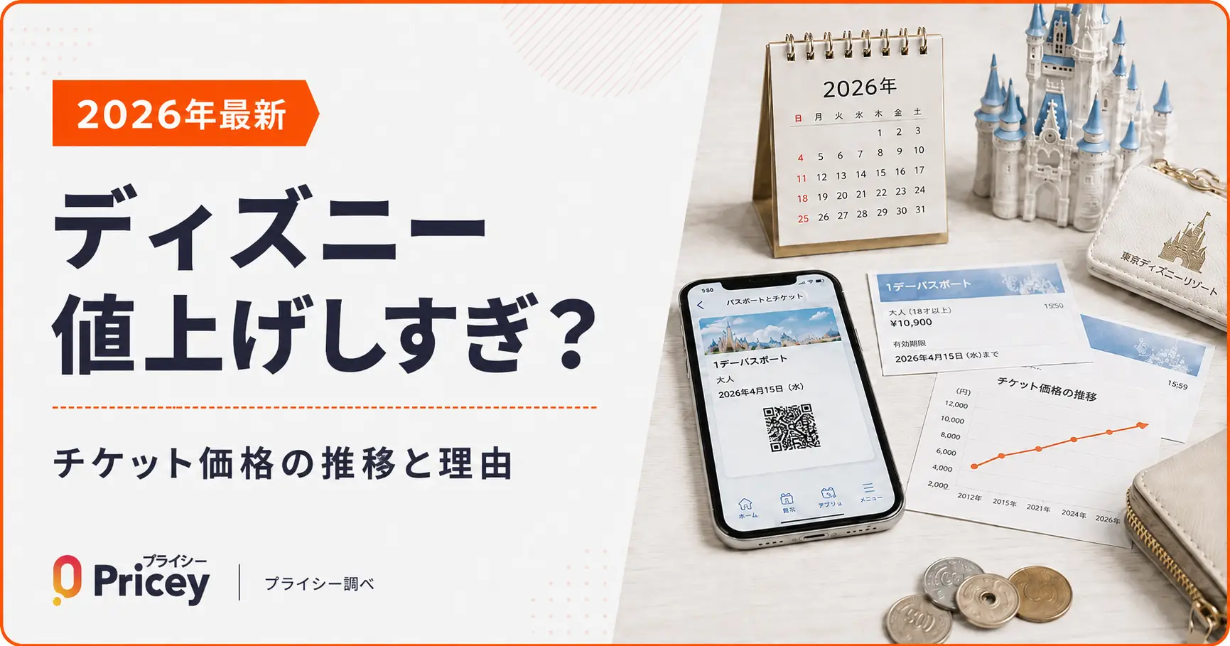 【2026年最新】ディズニー値上げしすぎ?チケット価格の推移と理由