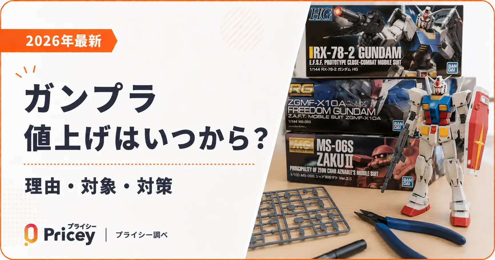 【2026年最新】ガンプラ値上げはいつから？理由・対象・対策