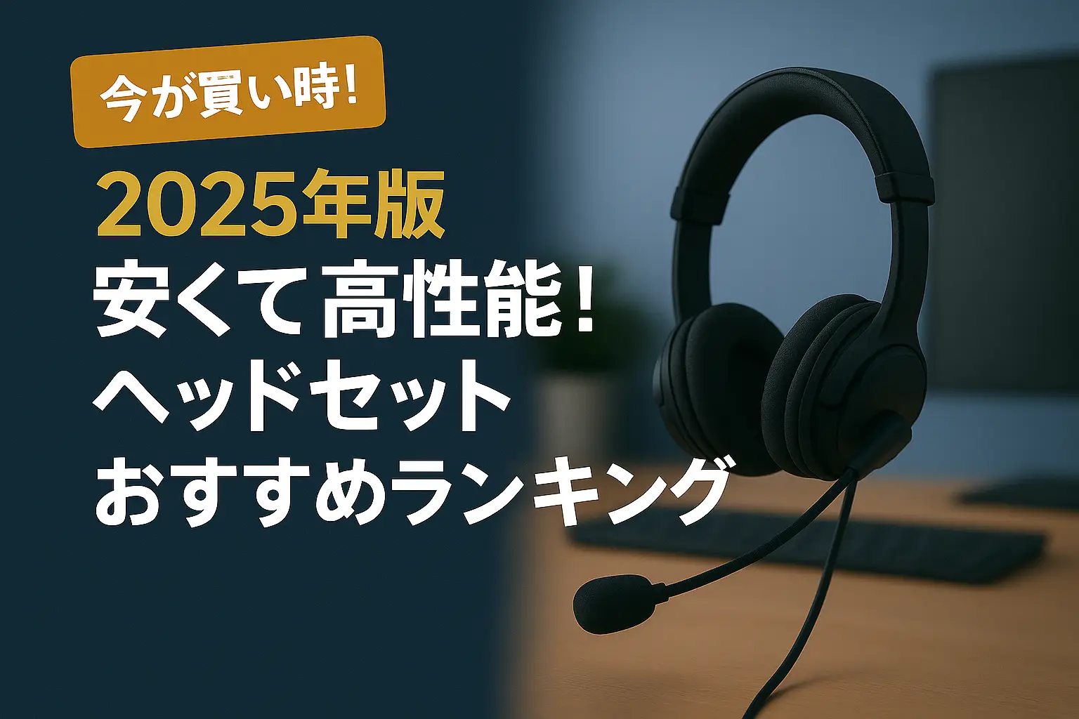 関連記事：【2025年版】安くて高性能！ヘッドセットおすすめランキングの記事画像