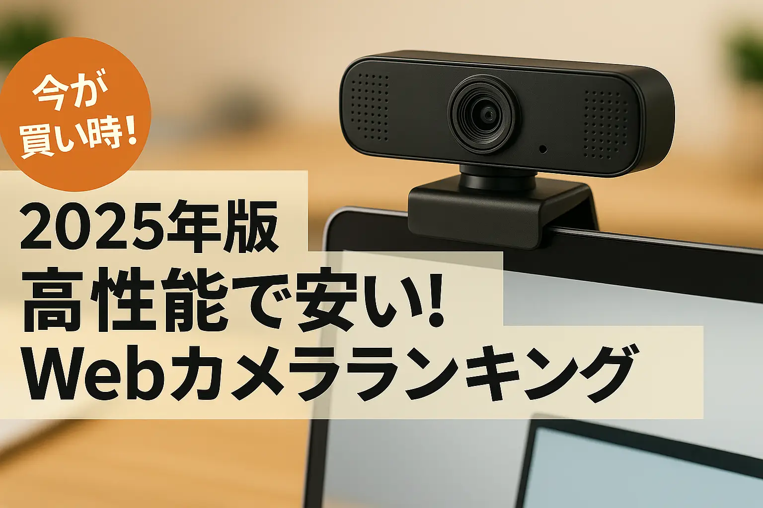 【2025年版】高性能で安い！Webカメラおすすめランキング