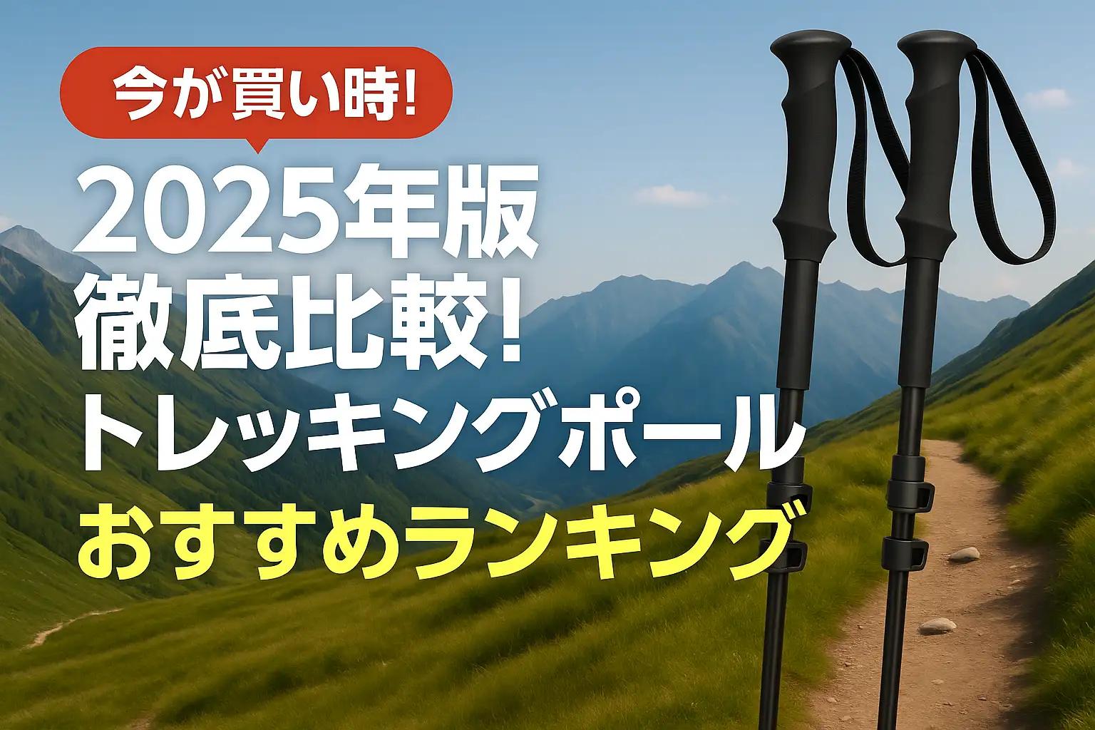 【2025年版】徹底比較！トレッキングポールおすすめランキング