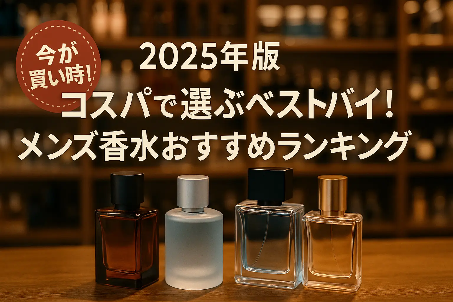関連記事：【2025年版】コスパで選ぶベストバイ！メンズ香水おすすめランキングの記事画像