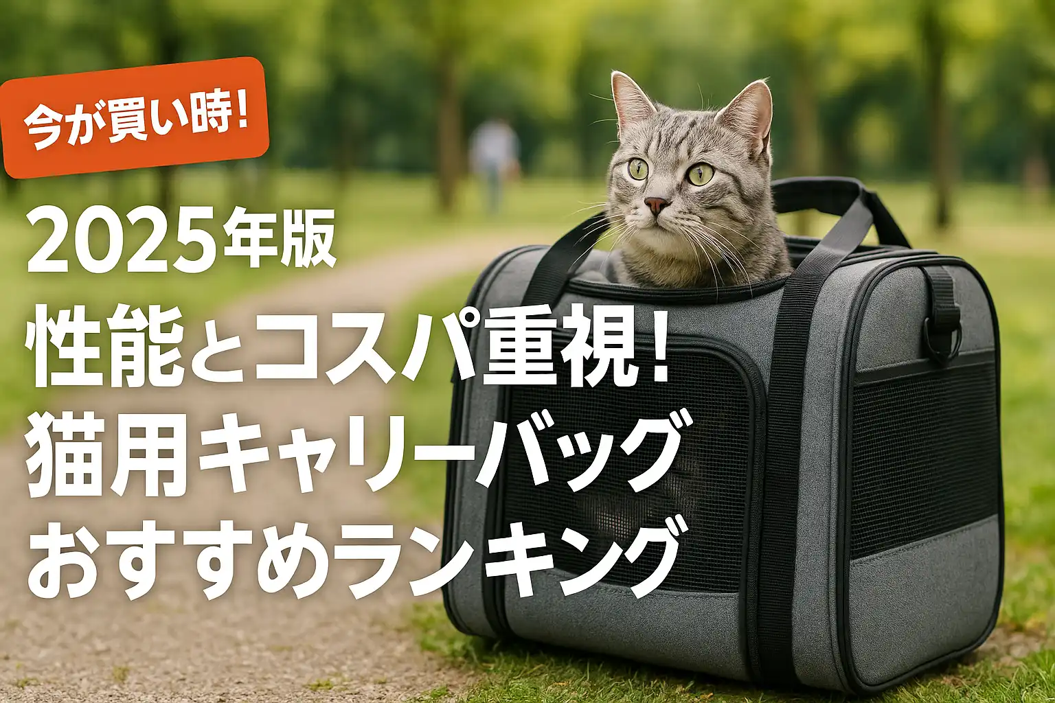 【2025年版】性能とコスパ重視！猫用キャリーバッグおすすめランキング