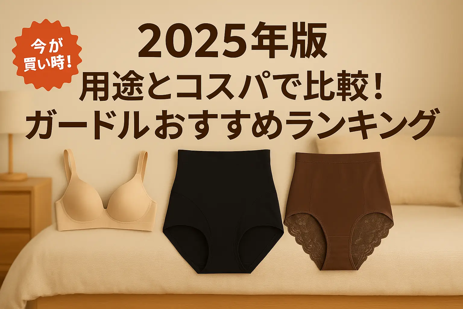 【2025年版】用途とコスパで比較！ガードルおすすめランキング