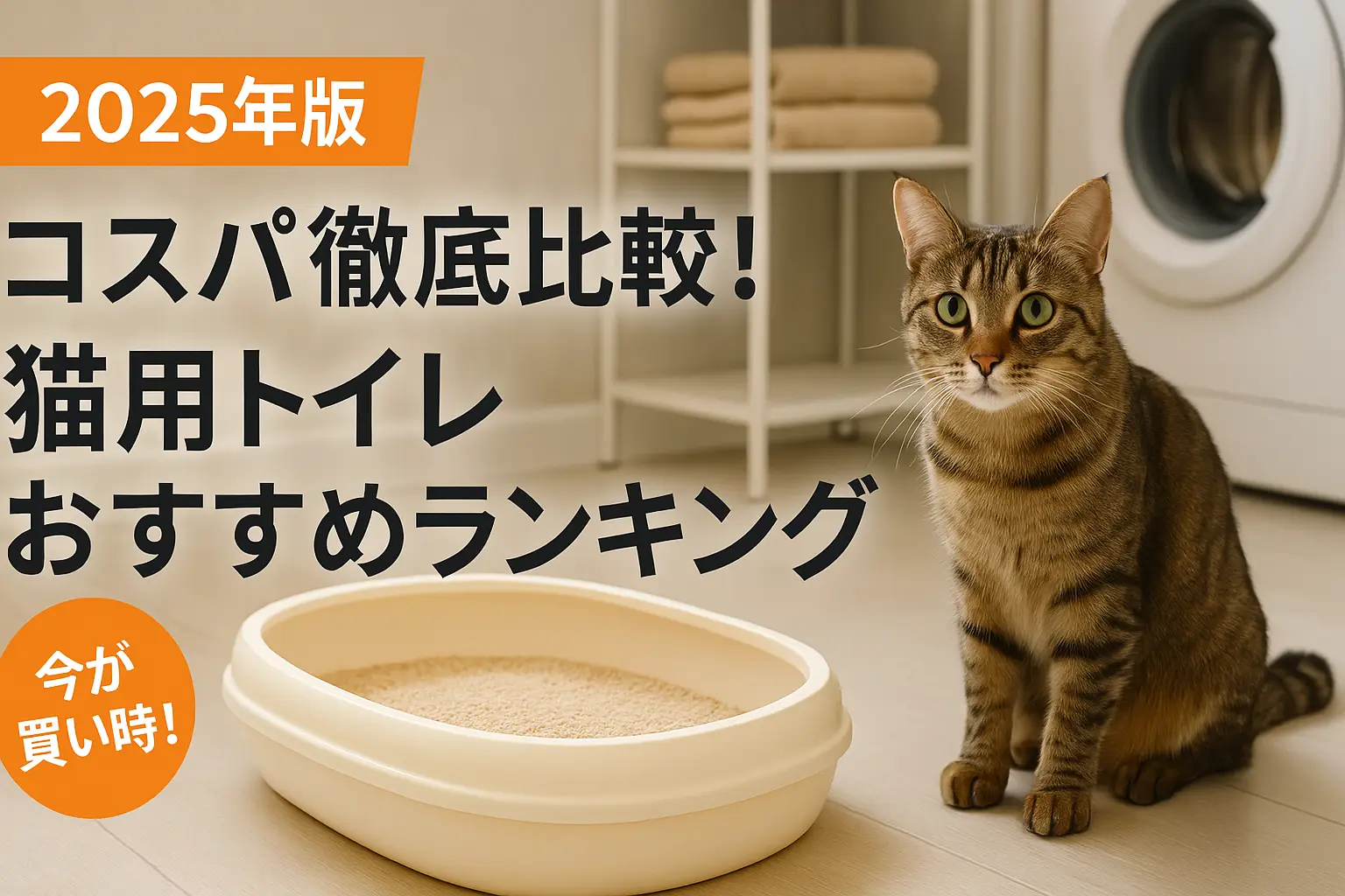 【2025年版】コスパ徹底比較！猫用トイレおすすめランキング