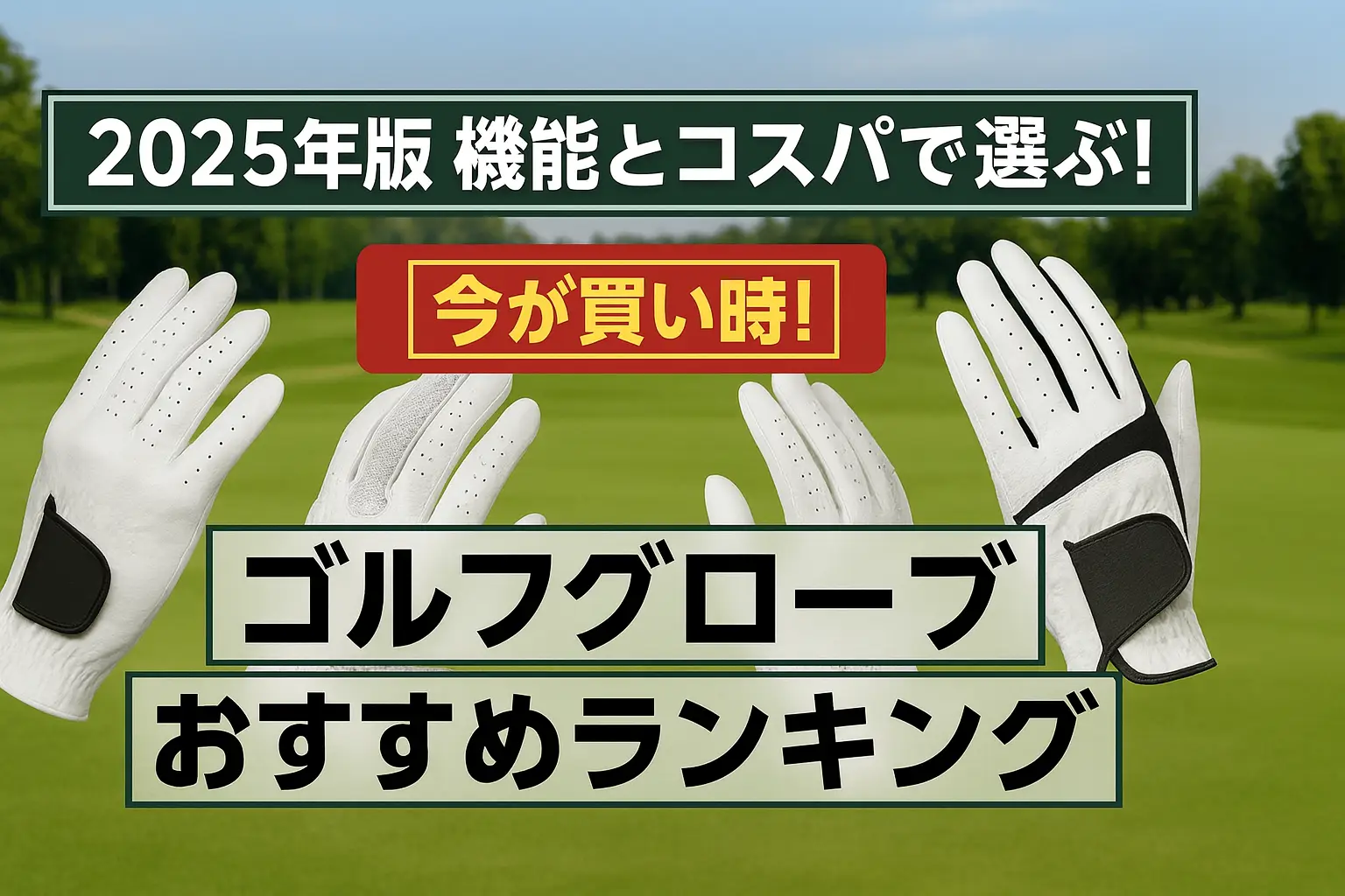 関連記事：【2025年版】機能とコスパで選ぶ！ゴルフグローブおすすめランキングの記事画像