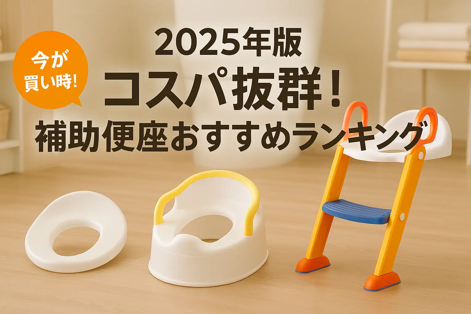 【2025年版】コスパ抜群！補助便座おすすめランキング