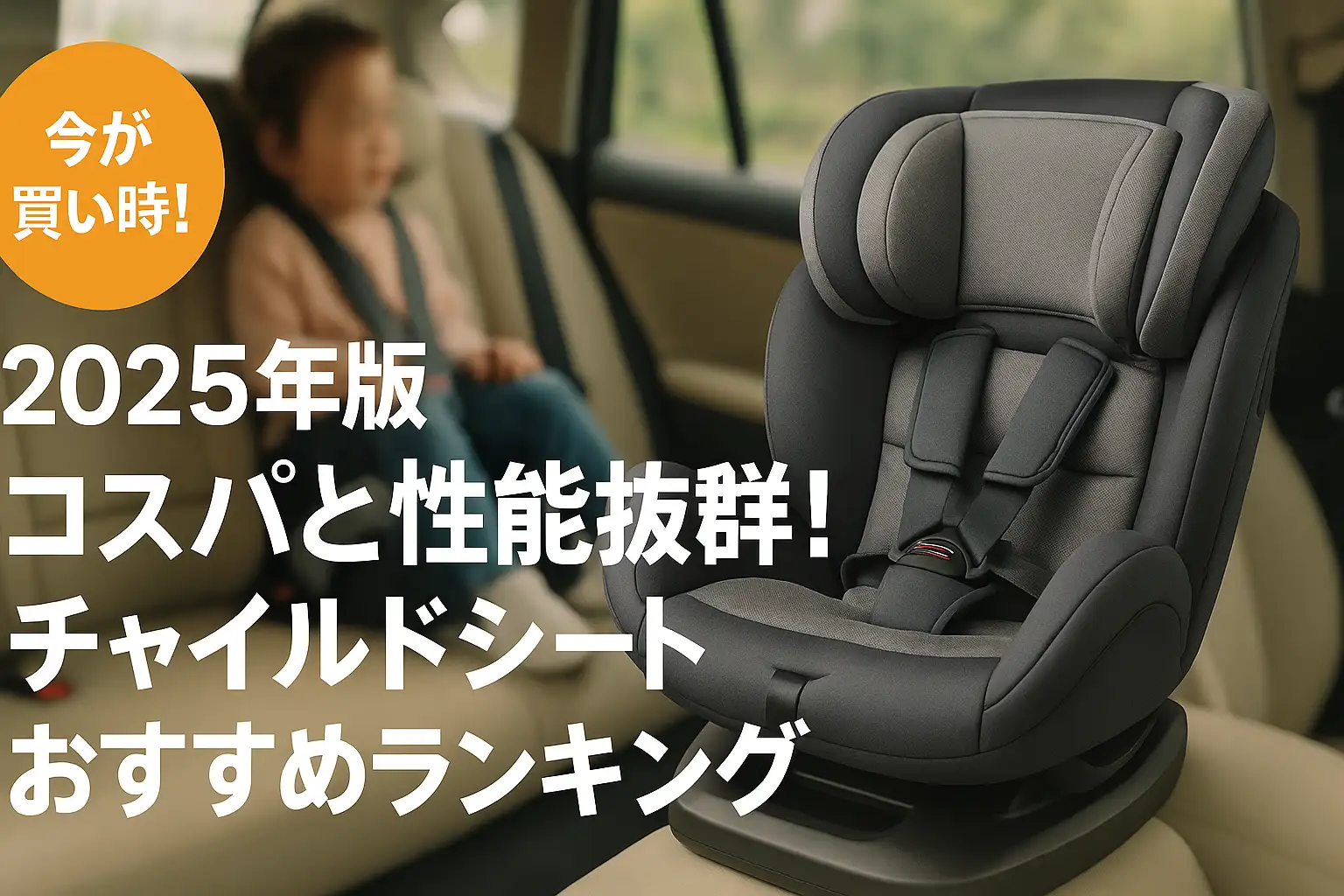 関連記事：【2025年版】コスパと性能抜群！チャイルドシートおすすめランキングの記事画像