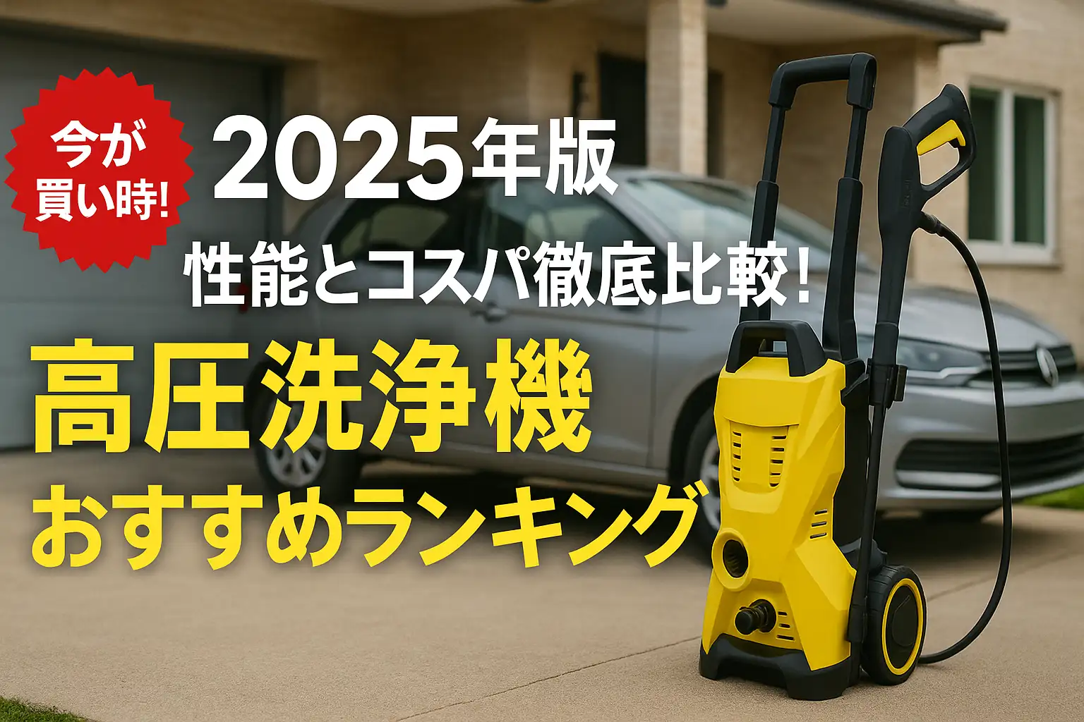 関連記事：【2025年版】性能とコスパ徹底比較！高圧洗浄機おすすめランキングの記事画像