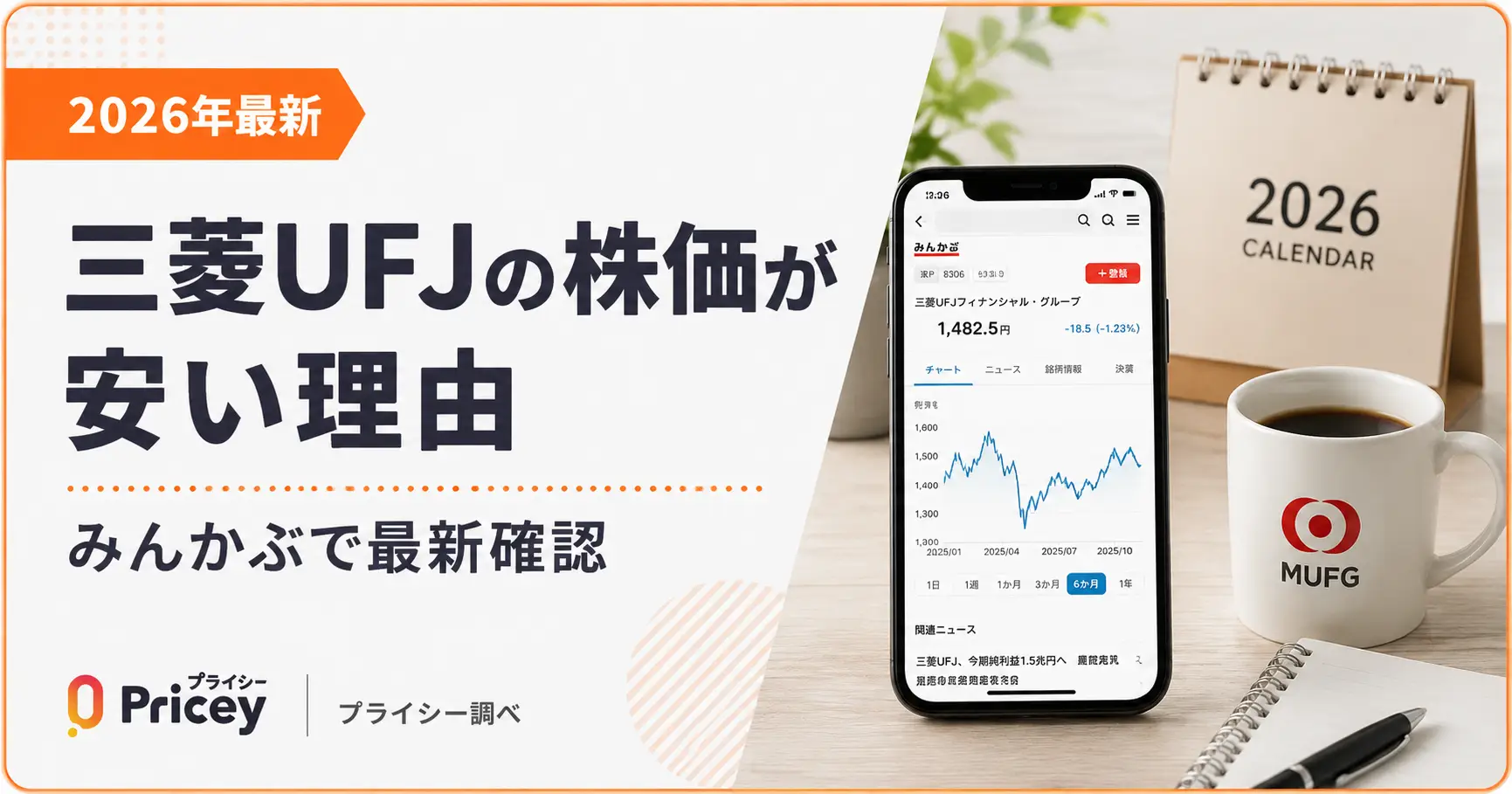 【2026年最新】三菱UFJの株価が安い理由｜みんかぶで最新確認